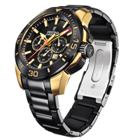 Watch Festina Man SPECIAL EDITIONS in Steel yellow gold plated F20644/1 - F20644/1
